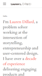 Mobile Screenshot of laurendillard.com